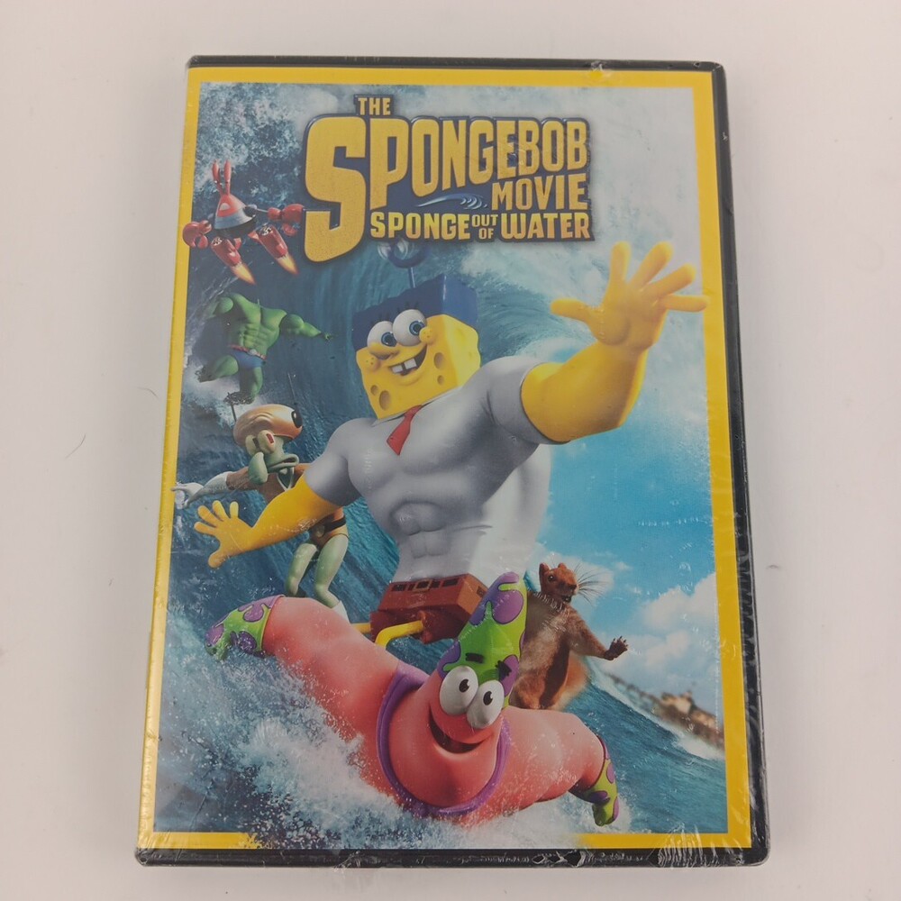 THE SPONGEBOB MOVIE - Sponge out of Water DVD NEW/SEALED